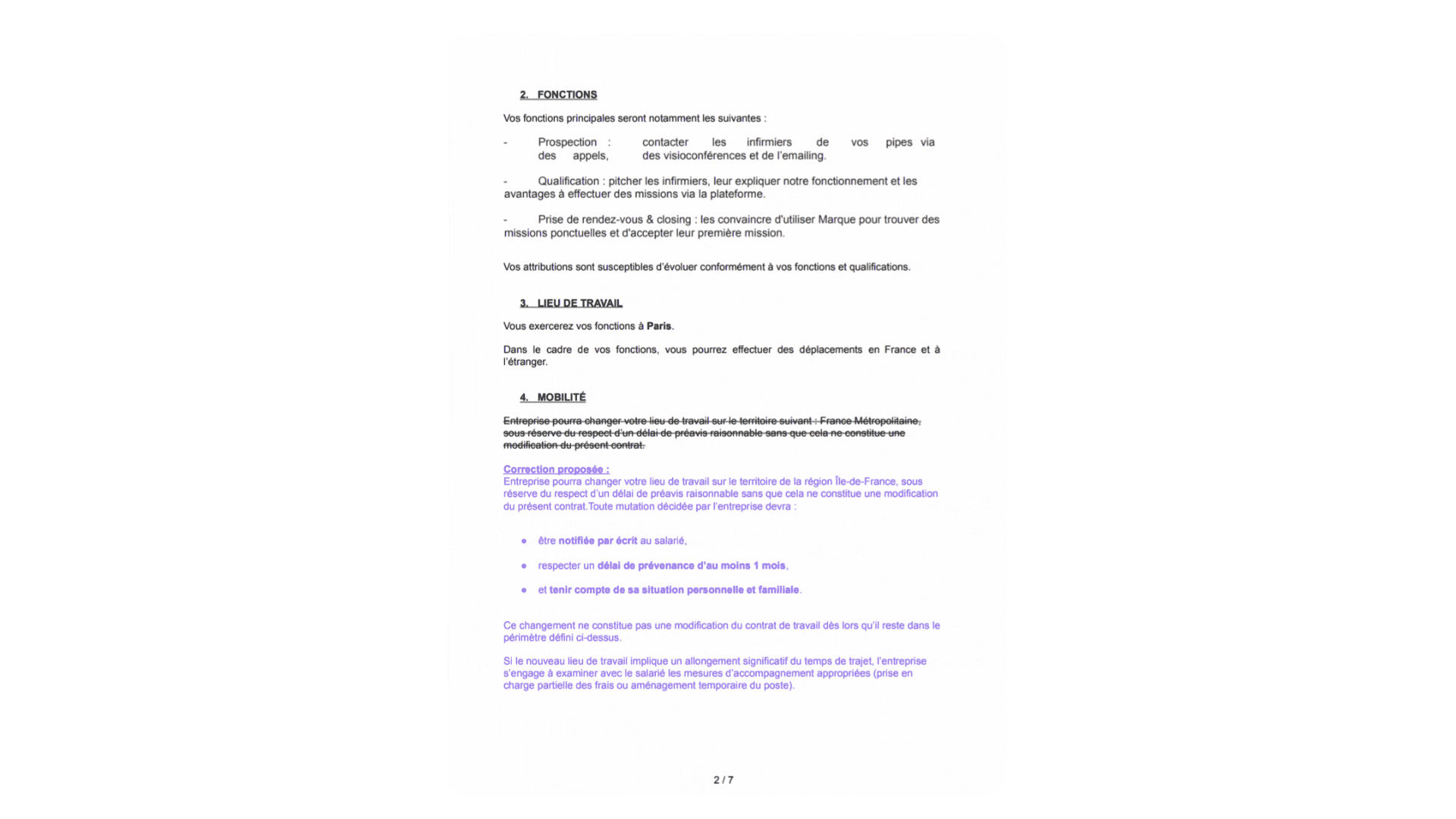 Mise en conformité documentaire